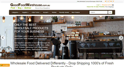 Desktop Screenshot of goodfoodwarehouse.com.au